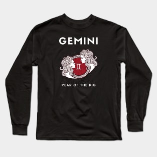 GEMINI / Year of the PIG Long Sleeve T-Shirt